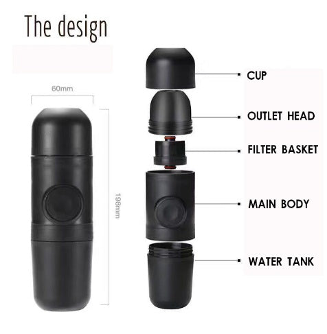 Portable Design Mini Coffee Machine , Espresso Coffee Maker